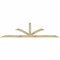 Ekena Millwork Richland Rough Sawn Timber Gable Bracket, Douglas Fir, 108"W x 27"H x 2"D x 4"F, 6/12 Pitch GBW108X27X0204RIC00RDF - alternate 1